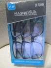 3 Pair +1.50 Magnifeye Scratch Resistant/impact Lenses Blue New. Price: $13.49.