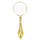 Small Magnifying Glass Handheld Reading Magnifiers, 5X 45MM Handle Gold-a New. Price: $10.99.