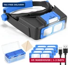 Coylapy Headband Magnifier With Light, Rechargeable Magnifying Glasses For Close New. Price: $38.97.