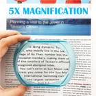 Magdepo 5X Desktop Dome Magnifier Paperweight 3 Inch Magnifying Glass Optical... New. Price: $20.66.