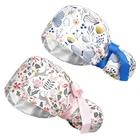Fadachy Satin Lined Ponytail Scrub Caps With Button Nursing Surgical New. Price: $22.76.
