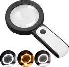 Jmh Magnifying Glass With Light, High Magnification Handheld Large New. Price: $14.29.