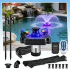 Floating Pond Fountain Aerator W/ Led Lights(optional) 1HP 15000GPH With 2 Spray New. Price: $279.99.