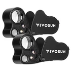 Vivosun 2-PACK 30X 60X Illuminated Jewelers Loupe Foldable Magnifier With Led New. Price: $28.34.