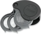 Carson Triview 5X/10X/15X Folding Loupe Magnifier With Built-in Case, 3-IN-1 Por New. Price: $17.89.