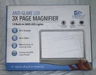 Magnipros Anti-glare 3X Page Magnifier With 12 Built In Smd Dimmable Led Lights Used. Price: $5.69.
