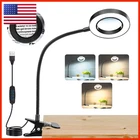 Nzqxjxz 10X Magnifying Glass Light Clip On Mganifier 48 Led Desk New. Price: $31.04.