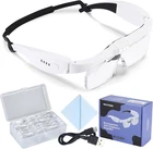 Yoctosun Magnifying With Light, 0.75X-4.0X Glasses, Head New. Price: $40.81.
