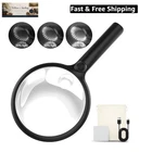 2000MAH Rechargeable Magnifying Glass With Light, 5X/10X Large Handheld Light... New. Price: $29.99.