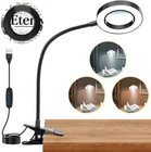 10X Magnifying Glass With Light, Clip On Mganifier 48 Led Desk New. Price: $25.58.
