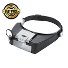 Linalife 1.5X/3X/8.5X/10X Headband Lamp Magnifier Glasses Magnifying White New. Price: $23.98.