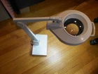 Dazor 8MC-100 Circline Magnifier Lamp Desk Top Weighted Base Magnifying Lens Used. Price: $219.00.