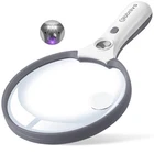Large Magnifying Glass With Light, Magnifier Handheld Illuminated Lighted Mag... New. Price: $15.77.