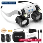 Coylapy Magnifying Glasses For Close Work, Jewelers With Light New. Price: $35.73.