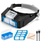 Dilzekui Headband With Led Light, Rechargeable Mount Magnifier... New. Price: $45.74.