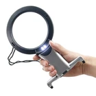 2X Hands Free Chest Rest Led Magnifier Unit (lot DE1), Silver Black New. Price: $17.38.