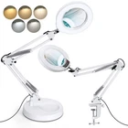 Krstlv 10X Magnifying Glass With Light Stand, Upgrade Button 5 Color Mode... New. Price: $62.51.