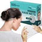 Invisible Hair Nets For Women & Pack Of 100 Elastic 24" New. Price: $21.82.