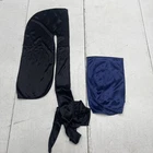 Forcewave Silky Satin Durag & Cap 2 Pack Adult Black Navy Hair Cover Unisex New. Price: $7.49.