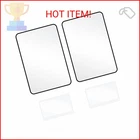 Tiesome 4PCS Page Magnifying Sheet For Reading, 3X 5X Lightweight Full New. Price: $11.75.