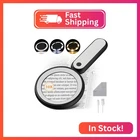 Moko Magnifying Glass With Light, 10X Handheld For Reading, Ill New. Price: $19.68.