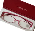 If Compact Lenses Readers Slim Flat-folding Unisex Reading Glasses Berry +2.0 New. Price: $25.00.