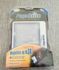 Page Bright Ultra Slim Book Light & Magnifier New Original Packaging. Price: $19.99.