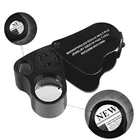 Jewelry Loupe 30X 60X Dual Led Light Magnifier Folding Pocket Coin Diamond Loop New. Price: $8.99.