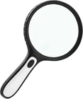 Handheld Lighted Magnifying Glass, 3-30X / 60X, Large Size With Led New. Price: $36.88.