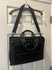 Time Men Alpha Slim Deluxe Portfolio Leather Briefcase Messenger Bag Black. Pre-owned. Price: $50.00.