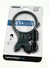 Carson LK-30 2.5X With 4.5X Power Spot Lighted Magnilook Magnifier New. Price: $9.95.