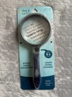 Key & Castle Extra Large Handheld Magnifier 3.5IN 2X/5X High Clarity Acryliclens New. Price: $10.00.