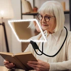 5X Large Hands Free Magnifying Glass With Light Full Page Magnifier For Readi... New. Price: $32.68.