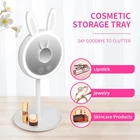 Dimmable Cute Rabbit Makeup Mirror Cosmetic Led W/ 10X Magnifying Glass Desk New. Price: $29.99.
