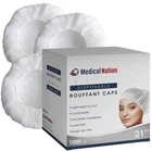 Medical Nation 21" Bouffant Caps 1000 Case White New. Price: $104.99.