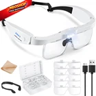Jarlink Magnifying With Light, Glasses 5 Lenses White New. Price: $26.05.