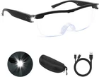 Magnifying Glasses With Light, 200% Magnification, Usb Rechargeable Led Black New. Price: $28.88.