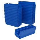 Akro-mils 24 Pack Plastic Storage Shelf Bins, Space-saving Organizers, Blue New. Price: $50.39.