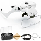 Tmango Rechargeable Lighted Headband Magnifier Hands-free Magnifying Tool F... New. Price: $28.34.