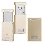 Honwell Magnifying Glass With Light, 3X 5X Pocket Magnifier, Gold New. Price: $31.55.