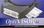 Donegan AL-S1 Optivisor Binocular 4 Lens Magnifier Set, Adjustable Headband New. Price: $63.94.