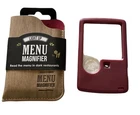 Handheld Magnifying Glass 2X Red Menu Magnifier Wine Led Light Portable New. Price: $14.99.