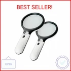 2 Pack Magnifier Led Light, Marrywindix 3X 45X Handheld Reading New. Price: $18.85.