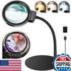 Hqgzql 10X 30X Magnifying Glass Light Stand 72 Led Color Modes Stepless New. Price: $54.36.