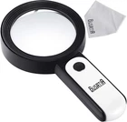 Busatia Magnifying Glass 30X, 18LED Handheld White + Black New. Price: $22.99.