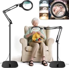 30X 10X Floor Magnifying Lamp With Light Adjustable Stand For Hobbies New. Price: $68.99.