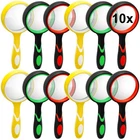 Coloch 12 Pack 10X Magnifying Glass, 50MM Handheld Reading Multicolor New. Price: $39.31.