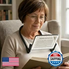 Magnifying Glass With Light For Reading,hands Free Page Magnifier Bo New. Price: $48.09.
