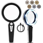 Huiboer 45X Magnifying Glass With Light, 4.6 Inch 1200MAH Usb Rechargeable, New. Price: $45.39.