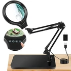 Nzqxjxz 10X 30X Large Magnifying Glass With Stand, 5-INCH Led Light... New. Price: $62.15.